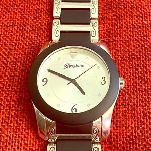 Brighton Brooklyn Black & Silver Watch - Retired